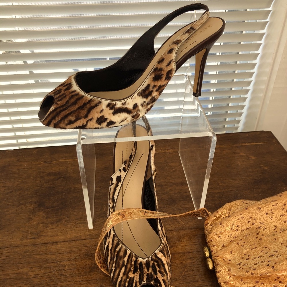 Vintage Kate Spade NY Animal Print Heels